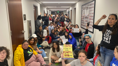 OpenGraph image for tennessean.com/videos/news/2023/04/03/demonstrators-stage-sit-cordell-hull-building-nashville/11593510002/