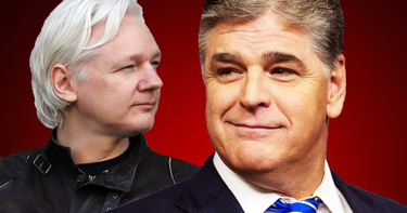 OpenGraph image for thedailybeast.com/julian-assange-thought-he-was-messaging-sean-hannity-when-he-offered-news-on-democrat-investigating-trump-russia