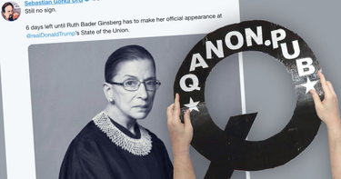 OpenGraph image for thedailybeast.com/trump-allies-think-ruth-bader-ginsburg-is-hiding-or-dead-it-started-on-qanon