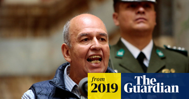 OpenGraph image for theguardian.com/world/2019/nov/24/bolivia-evo-morales-vow-jail-rest-life-arturo-murillo