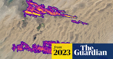 OpenGraph image for theguardian.com/world/2023/may/09/mind-boggling-methane-emissions-from-turkmenistan-revealed