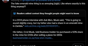 OpenGraph image for theverge.com/2023/1/9/23547291/elon-musk-still-annoyed-about-dads-old-emerald-mine