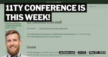 11ty Conference is this week!