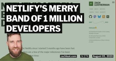 Netlify’s Merry Band of 1 Million Developers