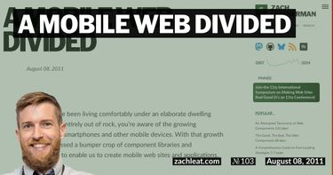 A Mobile Web Divided