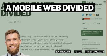 A Mobile Web Divided