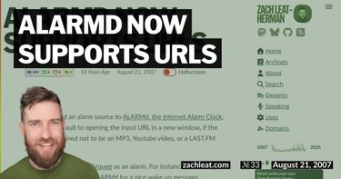 ALARMd now supports URLs