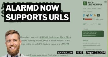 ALARMd now supports URLs