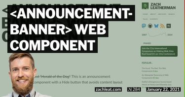 announcement-banner Web Component