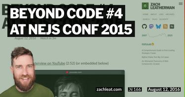 Beyond Code #4 at NEJS CONF 2015
