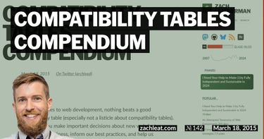 Compatibility Tables Compendium