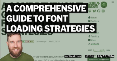 OpenGraph image for zachleat.com/web/comprehensive-webfonts/
