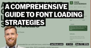A Comprehensive Guide to Font Loading Strategies