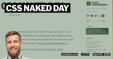 CSS Naked Day