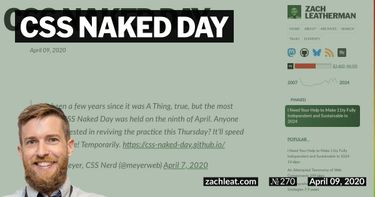 CSS Naked Day