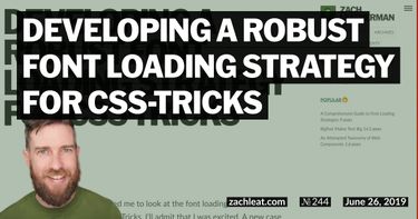 Developing a Robust Font Loading Strategy for CSS-Tricks