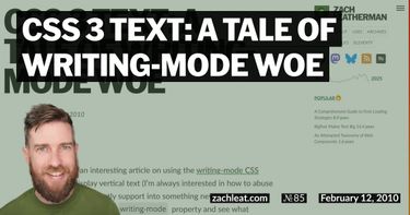 CSS 3 Text: A Tale of writing-mode Woe