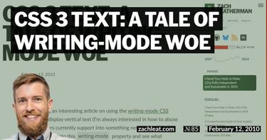 CSS 3 Text: A Tale of writing-mode Woe