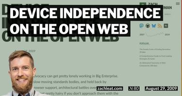 Device Independence on the Open Web