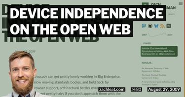 Device Independence on the Open Web