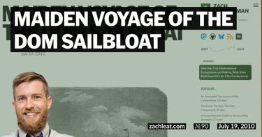 Maiden Voyage of the DOM Sailbloat