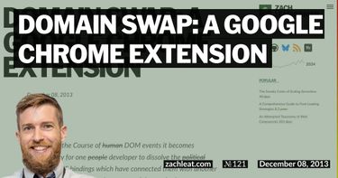 Domain Swap: A Google Chrome Extension