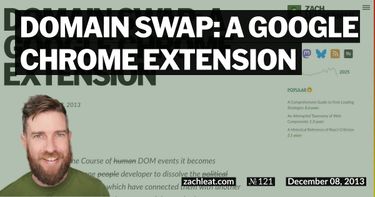 Domain Swap: A Google Chrome Extension