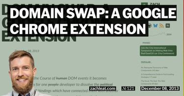 Domain Swap: A Google Chrome Extension