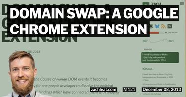 Domain Swap: A Google Chrome Extension