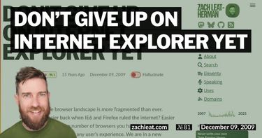 Don&#8217;t Give Up on Internet Explorer Yet