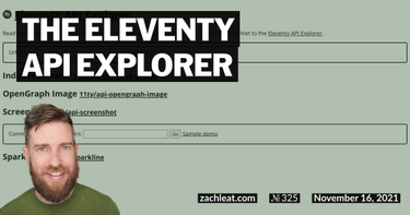 OpenGraph image for zachleat.com/web/eleventy-api-explorer/