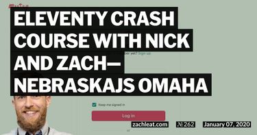 Eleventy Crash Course with Nick and Zach—NebraskaJS Omaha