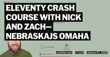 Eleventy Crash Course with Nick and Zach—NebraskaJS Omaha