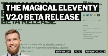 The Magical Eleventy v2.0 Beta Release