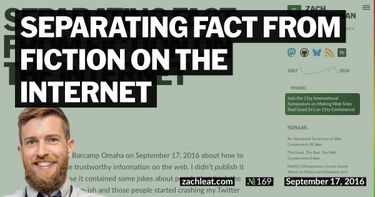 Separating Fact from Fiction on the Internet