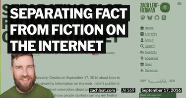 Separating Fact from Fiction on the Internet