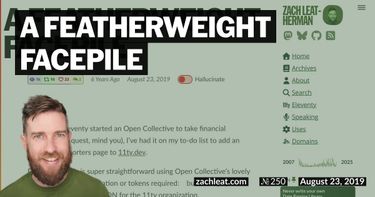 A Featherweight Facepile