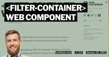 filter-container Web Component