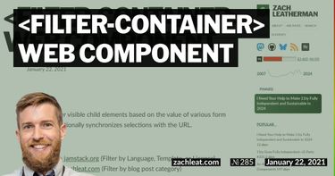 filter-container Web Component
