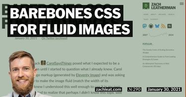 Barebones CSS for Fluid Images