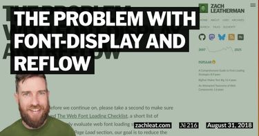 The Problem with font-display and Reflow