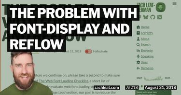 The Problem with font-display and Reflow