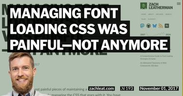 Managing Font Loading CSS Was Painful—Not Anymore