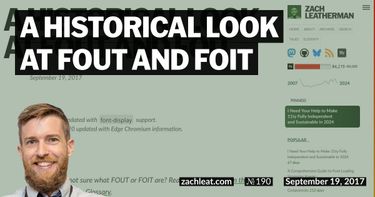 A Historical Look at FOUT and FOIT