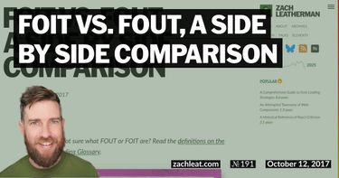 FOIT vs. FOUT, a Side by Side Comparison