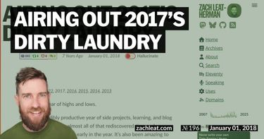 Airing Out 2017’s Dirty Laundry