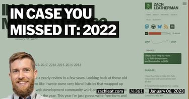 In Case You Missed It: 2022