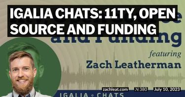 Igalia Chats: 11ty, Open Source and Funding