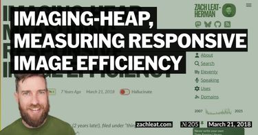 imaging-heap, Measuring Responsive Image Efficiency