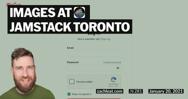 Images at Jamstack Toronto